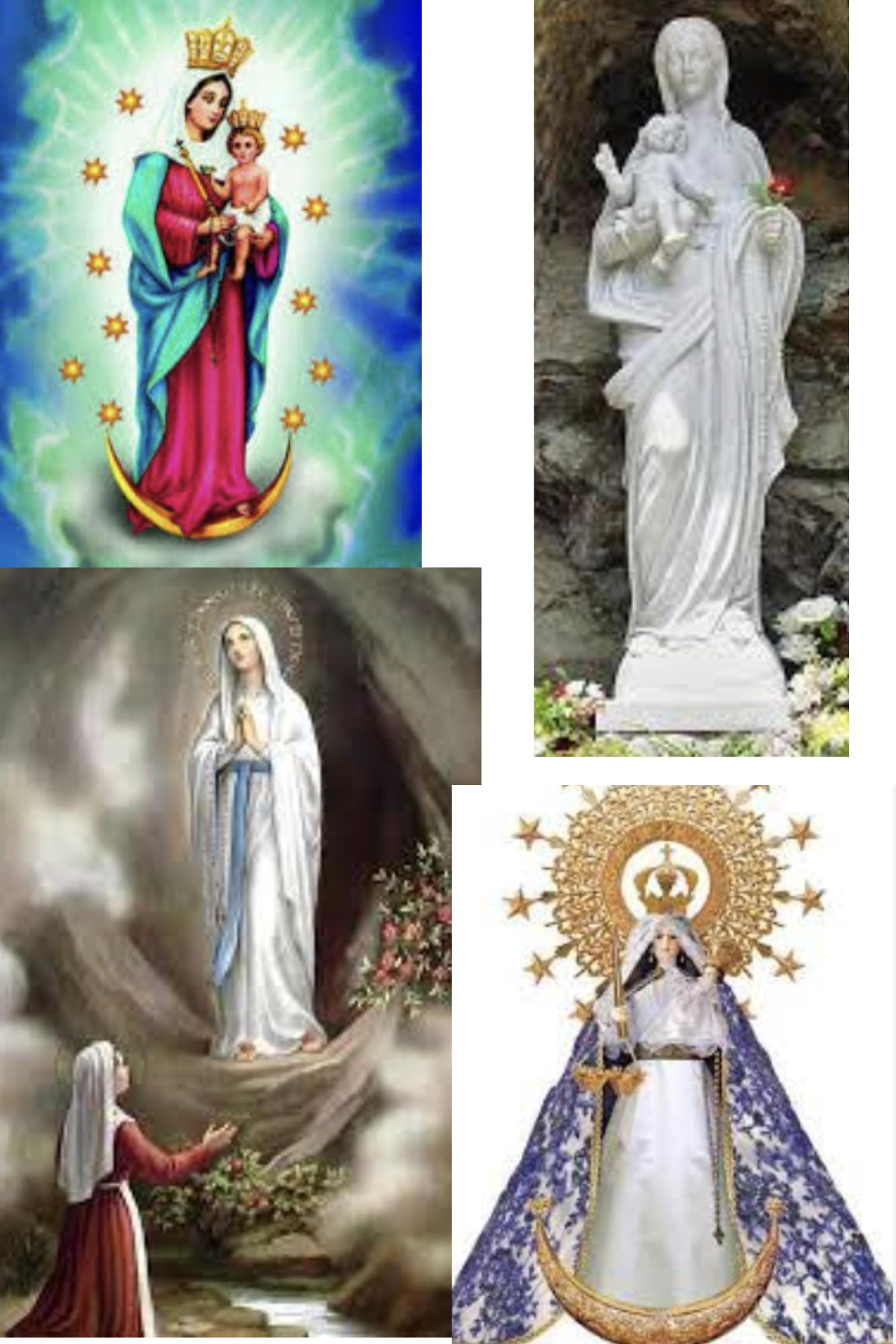 Velas con imagenes Santas