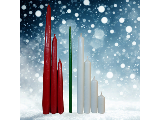 Set para Corona de Adviento Candelabro