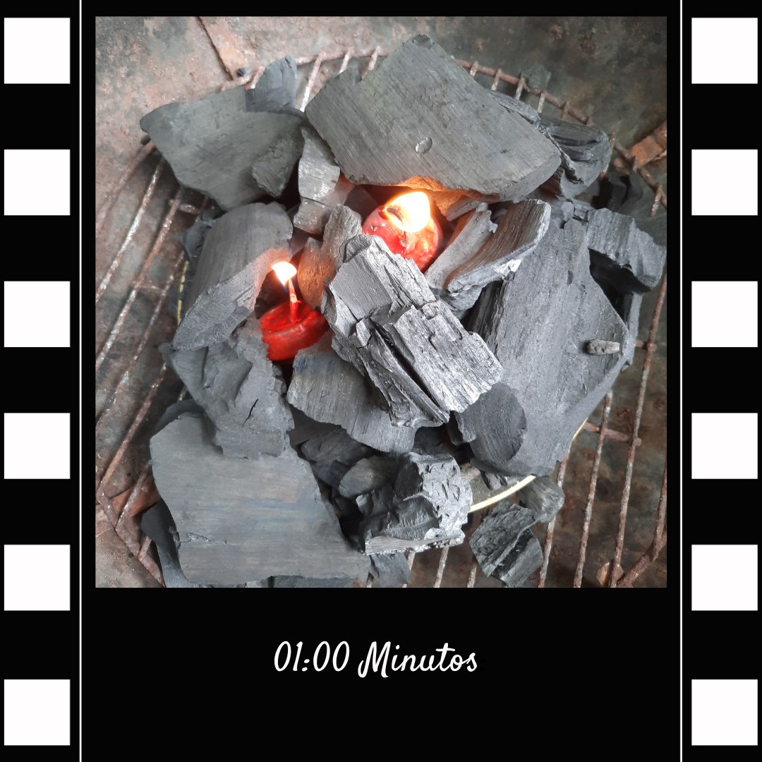 Encendedores de Carbón Candelasa – Pack x4 + Fósforos