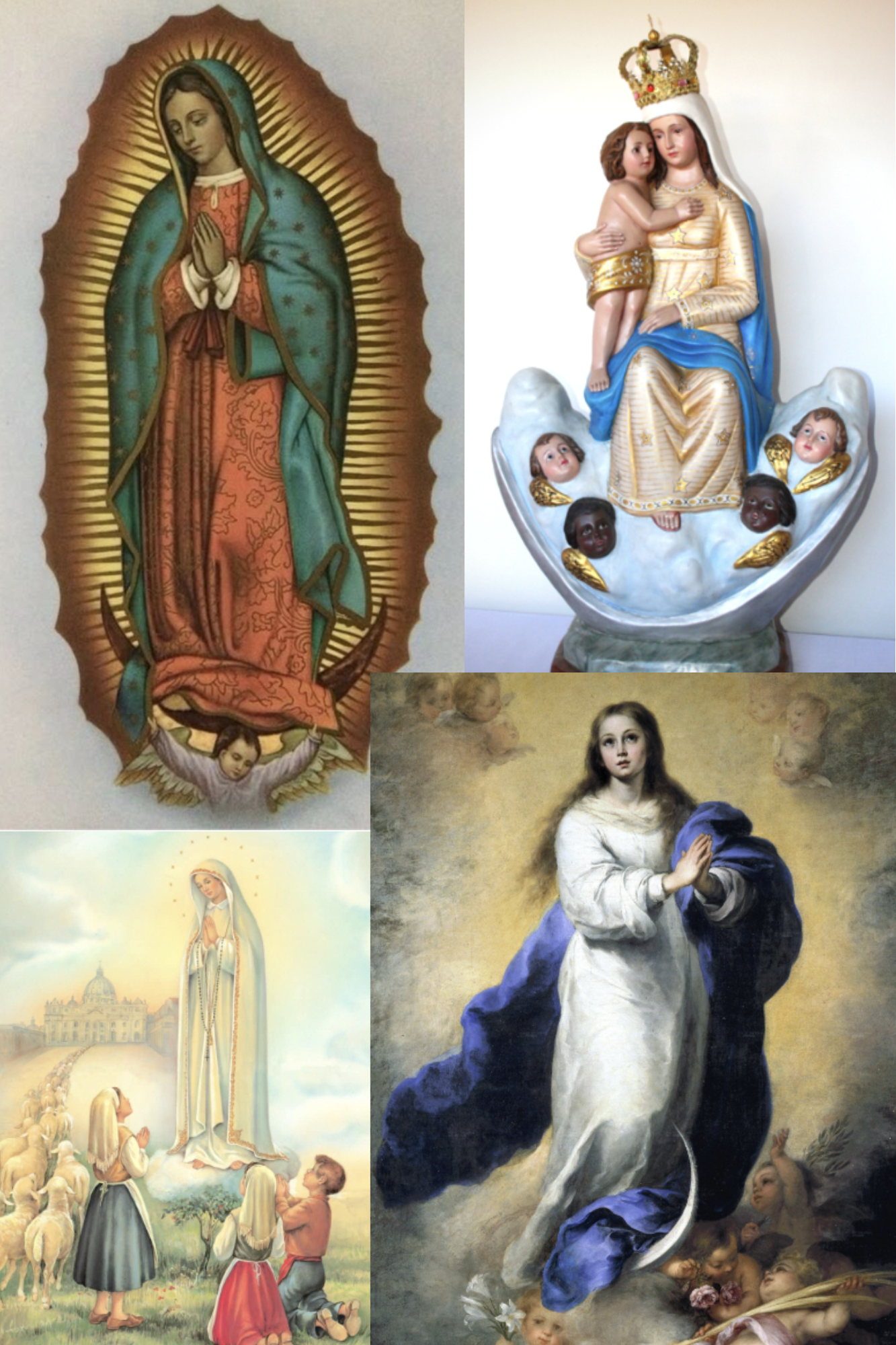 Velas con imagenes Santas
