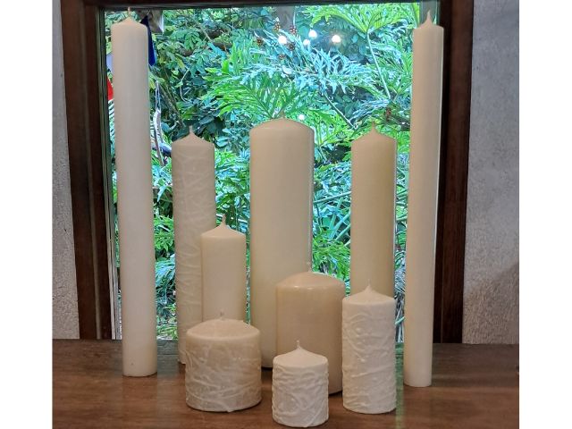 8* Velas  y Velones de mayor tamaño Artesanales
