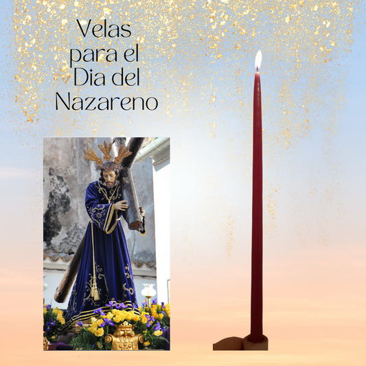 Velas para el Nazareno (artesanales)