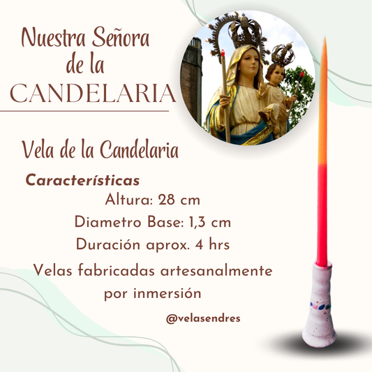 Velas para la Candelaria (artesanales)