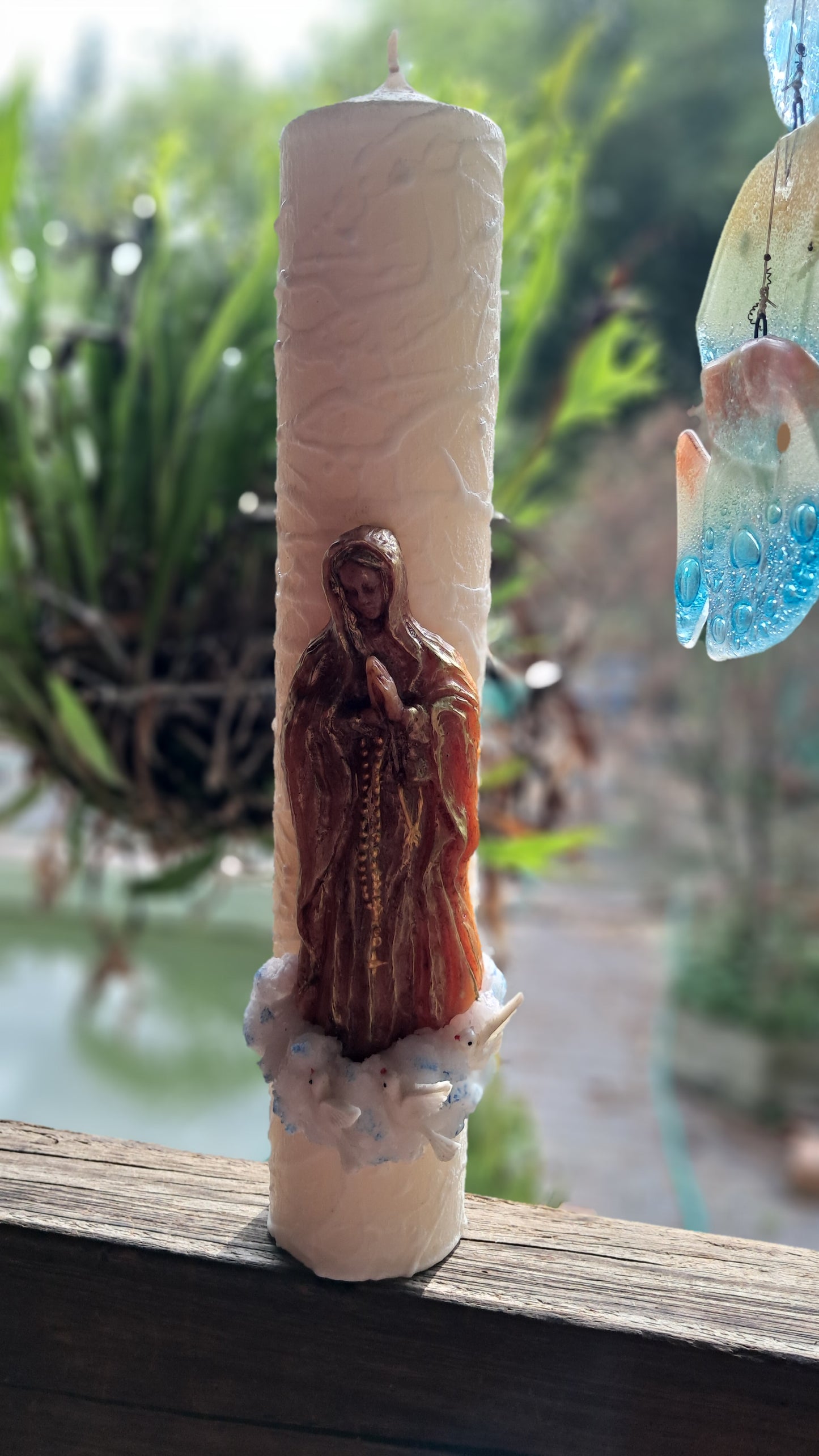 Vela con Virgen de Fatima