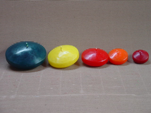 Velas Flotantes base circular